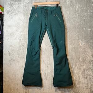 Burton Women's Vida Snow Pants Sz XS‎ Ponderosa Pine Green Skiing Aspen Colorado